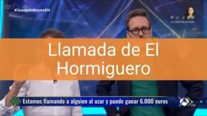 participar en la llamada del hormiguero