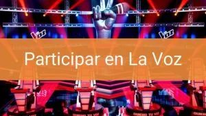 participar en la voz